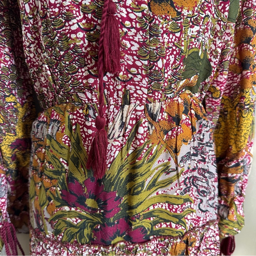 NWT Anthropologie RAGA Fleri Tiered Maxi Dress sz M - Picture 8 of 15